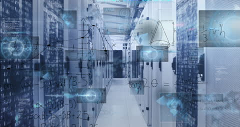 Data Processing and Mathematics in a Modern Server Room