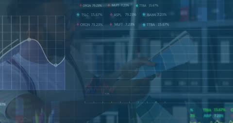 Financial Data Analysis with Business Professionals in Office Setting