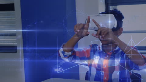 Virtual Reality Learning With Mathematical Diagrams in Classroom