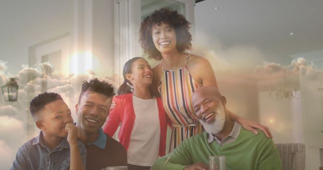 Happy Multigenerational African American Family Smiling at Home - Download Free Stock Photos Pikwizard.com
