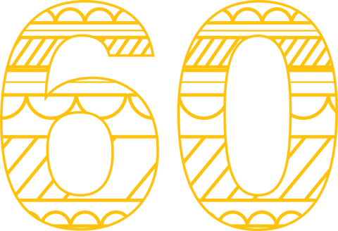 Ornate Yellow 60 with Geometric Patterns on Transparent Background - Download Free Stock Videos Pikwizard.com