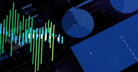 Financial Data Analysis with Charts and Graphs - Download Free Stock Images Pikwizard.com