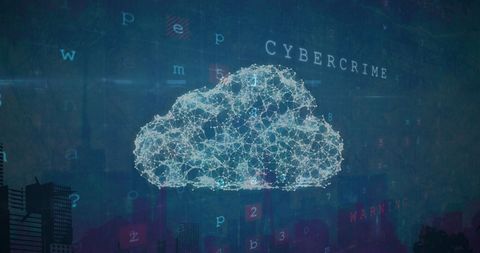 Digital Data Processing in Cloud with Cybersecurity Focus - Download Free Stock Images Pikwizard.com