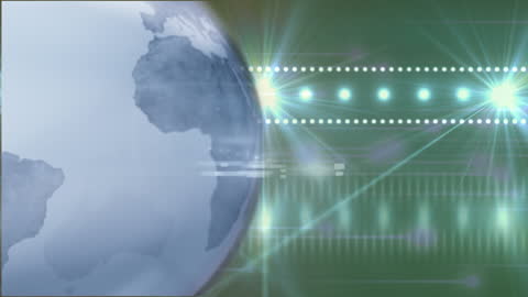 Global Technology Concept with Virtual Network Overlay