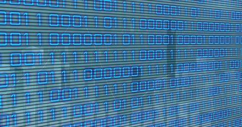 Digital Binary Code Overlay for Data Processing Concepts - Download Free Stock Images Pikwizard.com