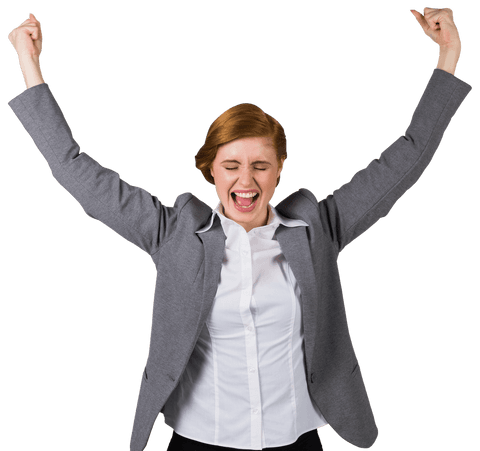 transparent cheering businesswoman celebrating success - Download Free Stock Videos Pikwizard.com