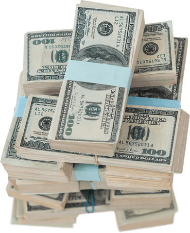 transparent bundle of stacked us hundred dollar bills - Download Free Stock Videos Pikwizard.com