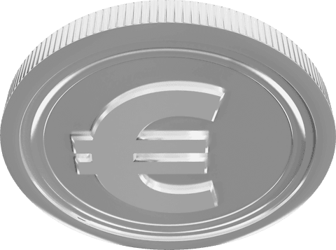 digital euro coin on transparent background - Download Free Stock Videos Pikwizard.com