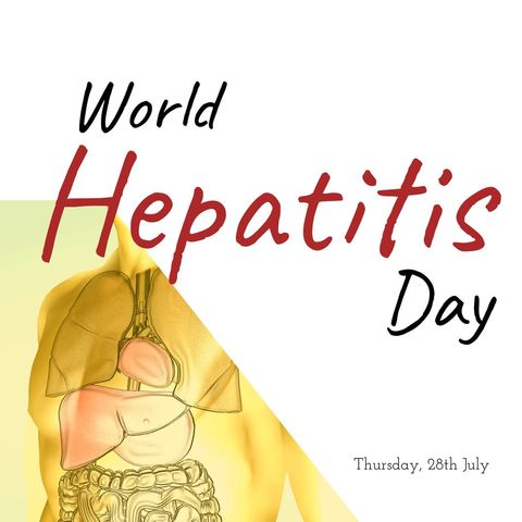 world hepatitis day awareness graphic with human anatomy illustration - Download Free Stock Templates Pikwizard.com