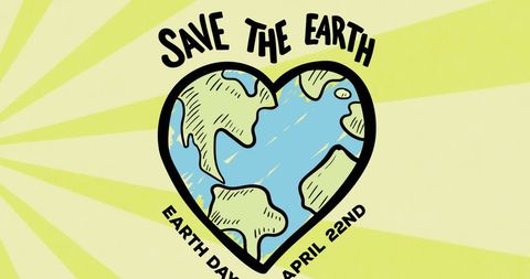 Heart-Shaped Earth Motivating Environmental Conservation - Download Free Stock Images Pikwizard.com