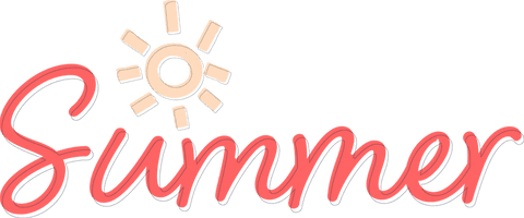Transparent Handlettered Summer Script with Sun Graphic Design - Download Free Stock Videos Pikwizard.com