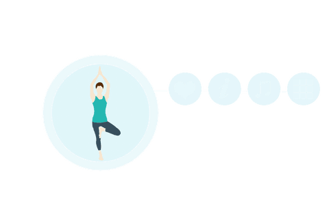 Transparent Digital Illustration of Exercising Woman - Download Free Stock Videos Pikwizard.com