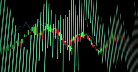 Dynamic Financial Data Display with Market Trends - Download Free Stock Images Pikwizard.com