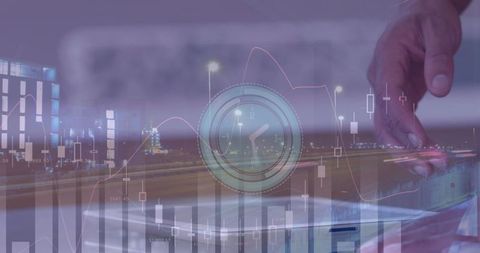 Digital data analytics and time management with tablet interface