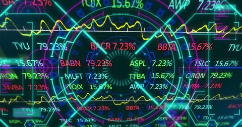 Dynamic Stock Market Data and Graphs Illustrating Investment Trends - Download Free Stock Images Pikwizard.com