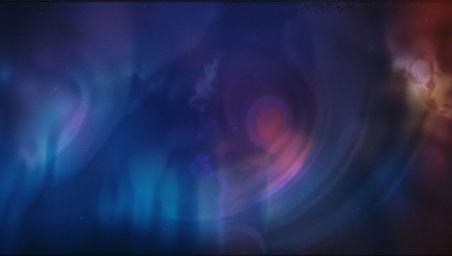 Vibrant Cosmic Swirl in Deep Space Fantasy Art