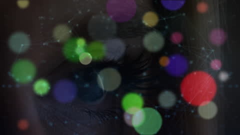 Abstract Concept of Visual Flare and Connection