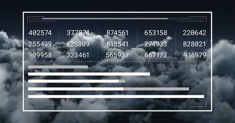 Digital Data Display with Futuristic Glitch Effect - Download Free Stock Images Pikwizard.com