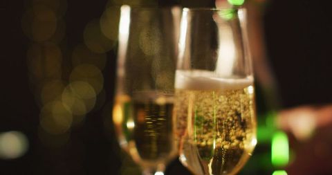Elegant Champagne Toast for Festive Celebrations - Download Free Stock Images Pikwizard.com