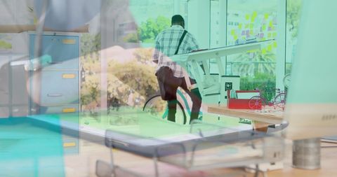 Innovative Work Lifestyle: Biking to Office and Digital Workspace