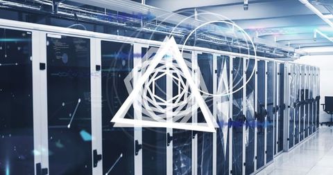 Modern Data Center with Advanced Networking Infrastructure