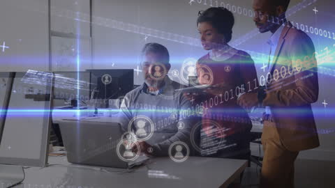 Diverse Team Analyzing Data Concepts with Holographic Interface