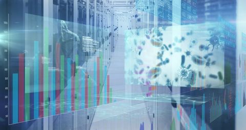 Abstract Data Analytics and Server Technology Interface - Download Free Stock Images Pikwizard.com