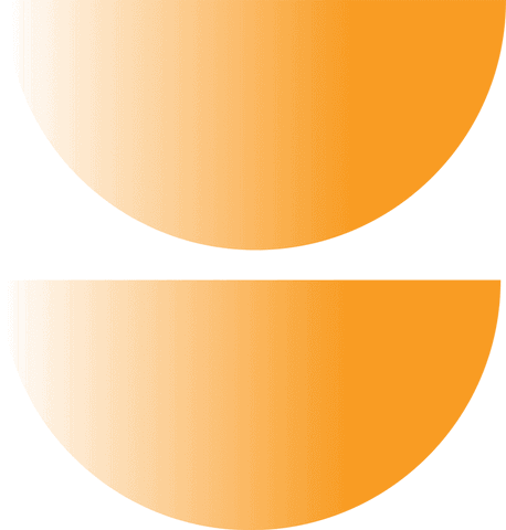 Orange Minimalist Semi Circles on Transparent Background - Download Free Stock Videos Pikwizard.com