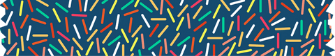 Playful Colorful Sprinkles Pattern on Transparent Blue Background - Download Free Stock Videos Pikwizard.com