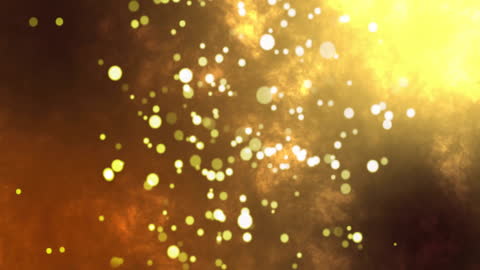 Dynamic Glowing Light Spots in Dark Setting