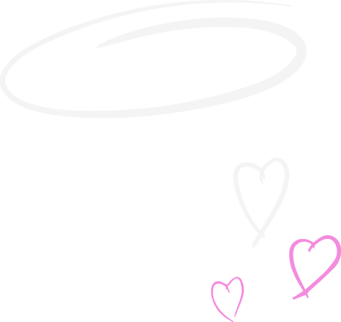 Whimsical Doodle Transparent Canvas with Oval and Hearts - Download Free Stock Videos Pikwizard.com