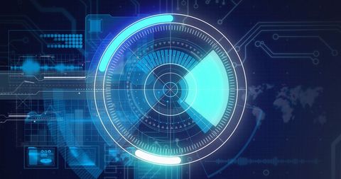 Innovative Digital Interface with Global Data Insights - Download Free Stock Images Pikwizard.com