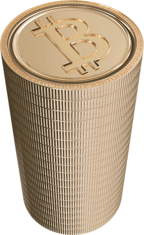stack of bitcoin coins on transparent background - Download Free Stock Videos Pikwizard.com