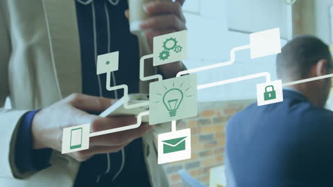 Innovative Digital Technology Networking Concept