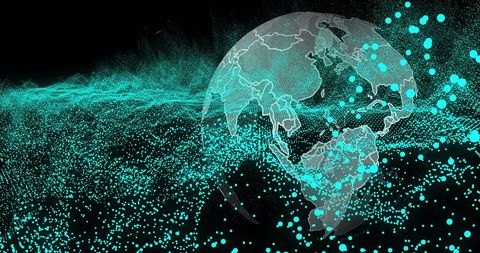 Global Network Conceptualizing Digital Connectivity - Download Free Stock Images Pikwizard.com