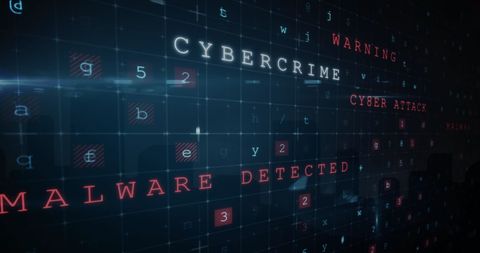 Cybersecurity Threats and Digital Network Analysis Overlay - Download Free Stock Images Pikwizard.com