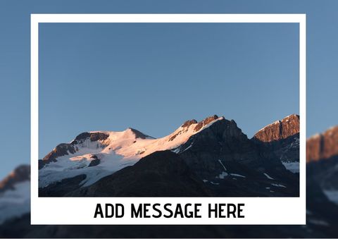 Inspirational Snowy Mountain Landscape at Sunrise - Download Free Stock Templates Pikwizard.com