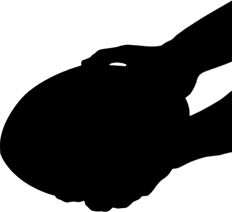 transparent silhouette of hands surrounding ball with text - Download Free Stock Videos Pikwizard.com