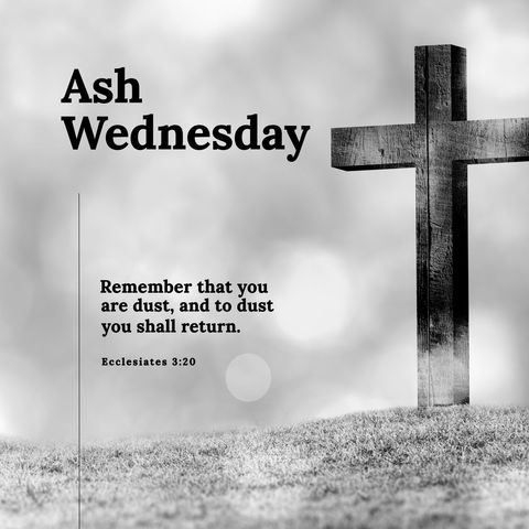 ash wednesday reflection with cross in serene landscape - Download Free Stock Templates Pikwizard.com