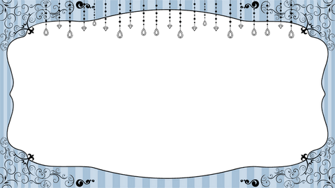 elegant ornamental frame with transparent blue stripe background - Download Free Stock Videos Pikwizard.com