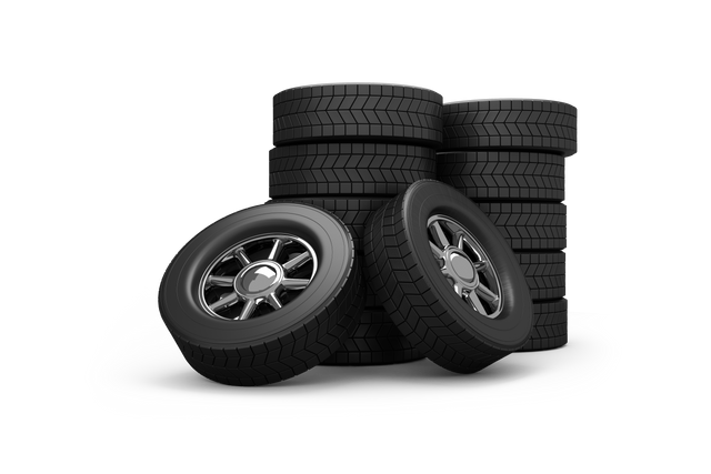 Stacked Car Tires with Rims on Transparent Background - Download Free Stock Videos Pikwizard.com