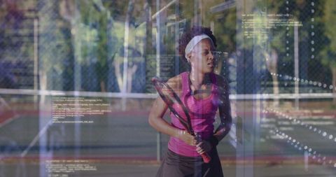 Dynamic Fusion of Tennis and Technology: Athlete on Digital Court