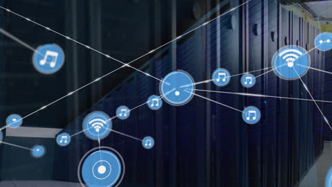 Digital Connectivity Concept with Global Network Data Connections