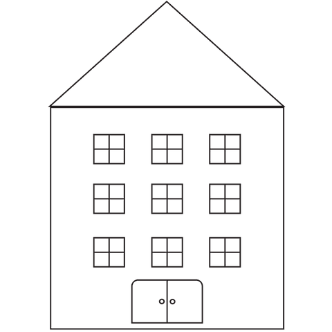 simple elevation of building design on transparent background - Download Free Stock Videos Pikwizard.com