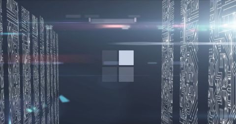 Futuristic Digital Interface with Data Loading Icon - Download Free Stock Images Pikwizard.com