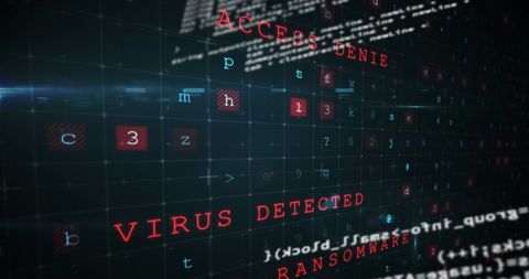 Virus and Ransomware Detection on Digital Interface - Download Free Stock Images Pikwizard.com
