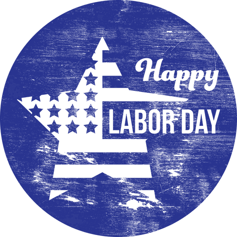 blue circle happy labor day text on transparent background - Download Free Stock Videos Pikwizard.com