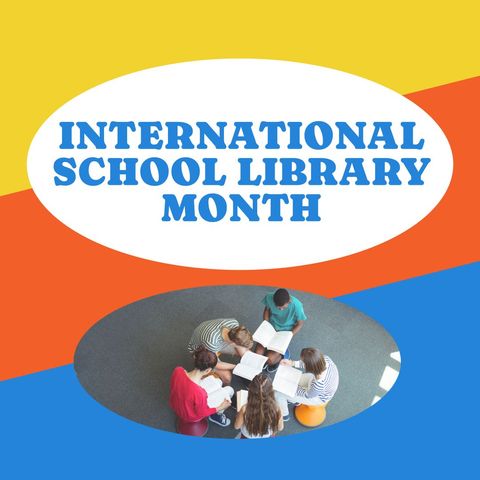 celebrating international school library month with diverse students reading - Download Free Stock Templates Pikwizard.com