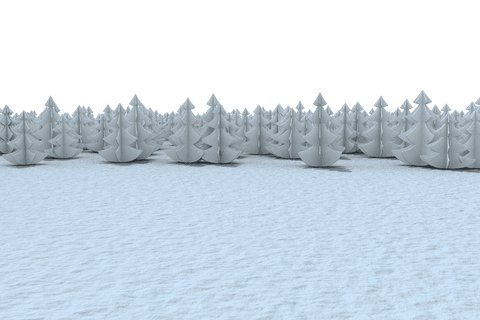 transparent forest of geometric christmas trees - Download Free Stock Videos Pikwizard.com