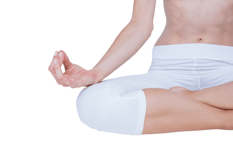 caucasian woman yoga pose on transparent background - Download Free Stock Videos Pikwizard.com